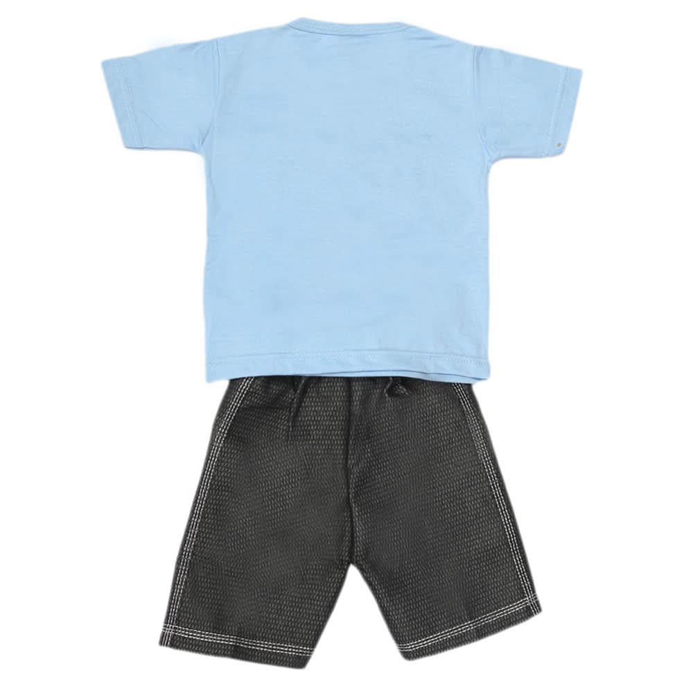 Boys 2 Pcs Suit Half Sleeves - Blue, Kids, Boys Sets And Suits, Chase Value, Chase Value