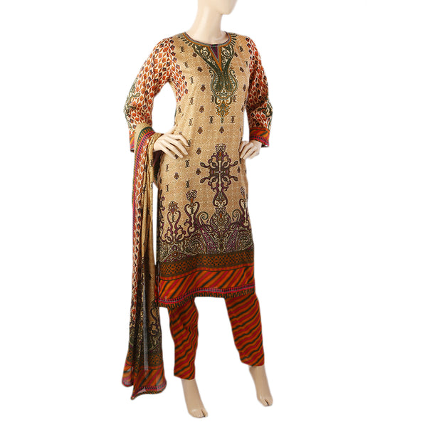 Karizma Chahat Printed Lawn 3 Pcs Unstitched Suit - C, Women, 3Pcs Shalwar Suit, United Textiles, Chase Value