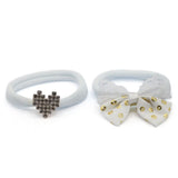 Girls Hair Pony - White, Girls Hair Accessories, Chase Value, Chase Value