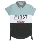 Boys Half Sleeves Round Neck T-Shirt - Cyan, Kids, Boys T-Shirts, Chase Value, Chase Value