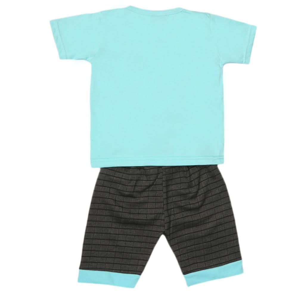 Boys 2 Pcs Suit Half Sleeves - Blue, Kids, Boys Sets And Suits, Chase Value, Chase Value