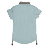 Boys Half Sleeves Round Neck T-Shirt - Cyan, Kids, Boys T-Shirts, Chase Value, Chase Value