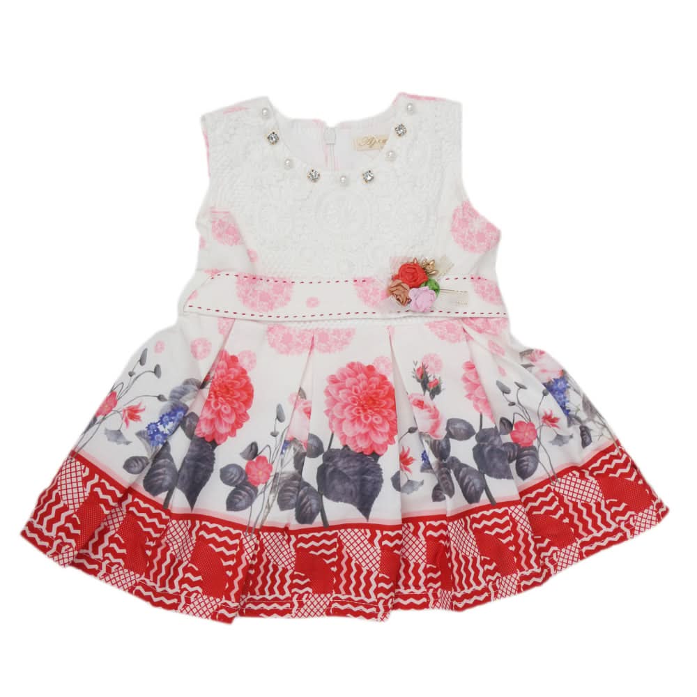 Newborn Fancy Frocks JB800-848 213 - Pink, Kids, New Born Girls Frocks, Chase Value, Chase Value