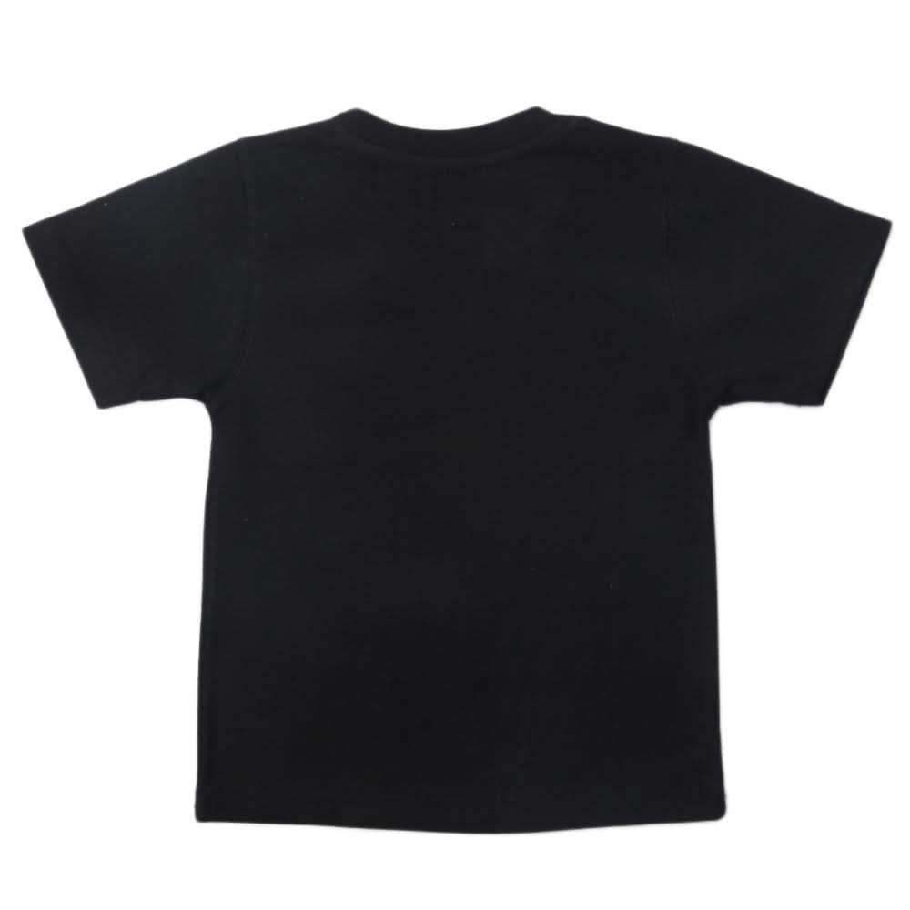 Boys Half Sleeves Logo T-Shirt - Black, Kids, Boys T-Shirts, Chase Value, Chase Value