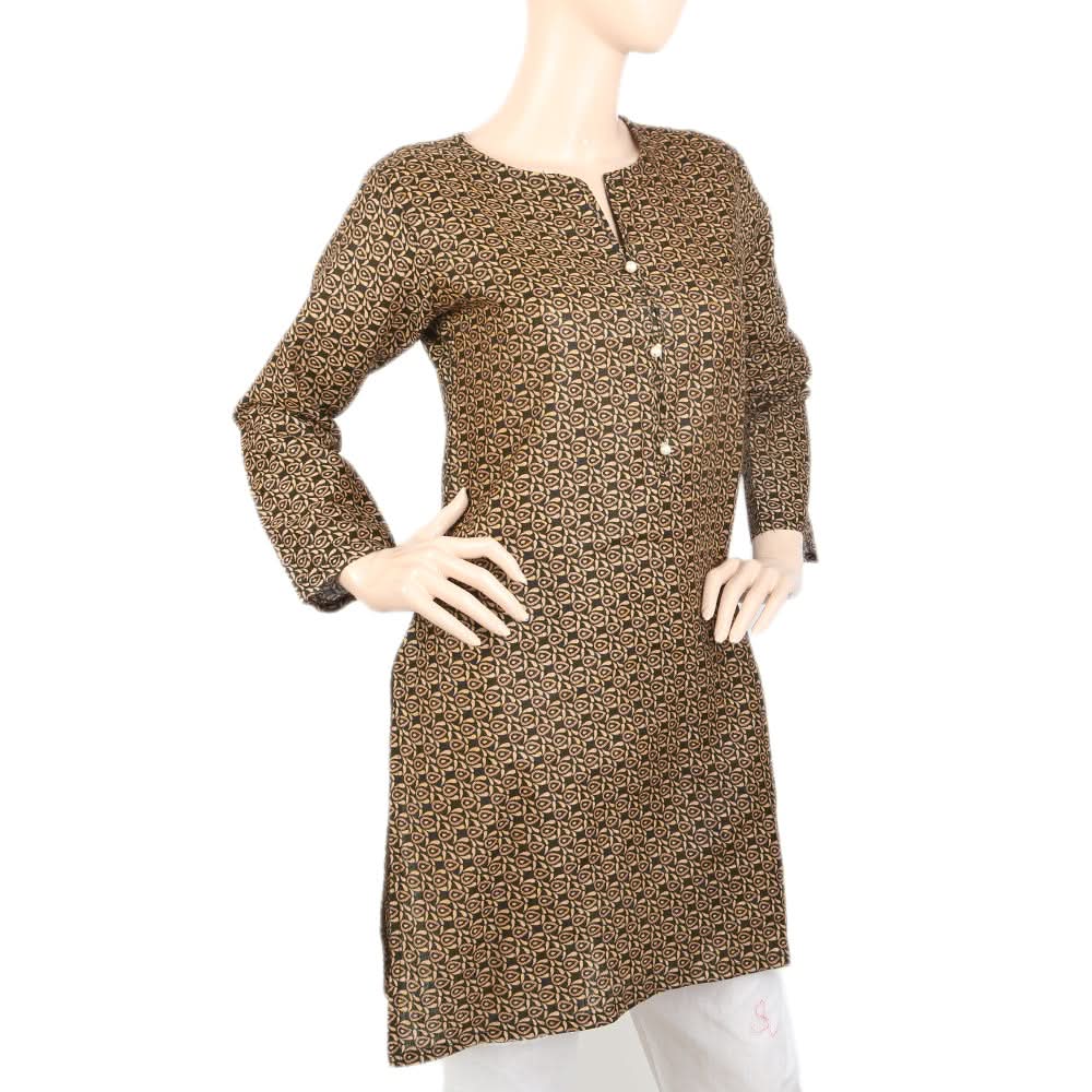 Women's Kurti - Golden, Women, Ready Kurtis, Chase Value, Chase Value