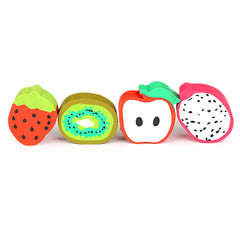 Fruit Eraser 4 Piece Set - Multi, Kids, Pencil Boxes And Stationery Sets, Chase Value, Chase Value