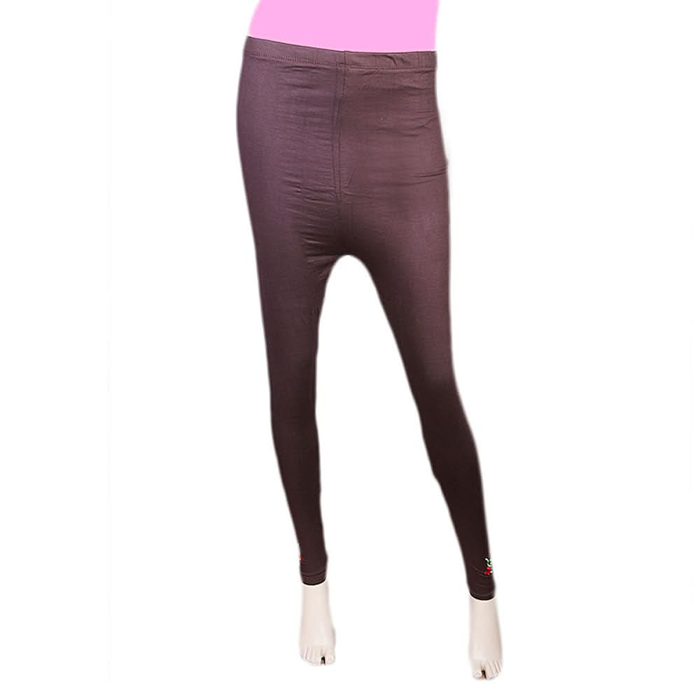 Women's Embroidered Tights - Brown, Women, Pants & Tights, Chase Value, Chase Value