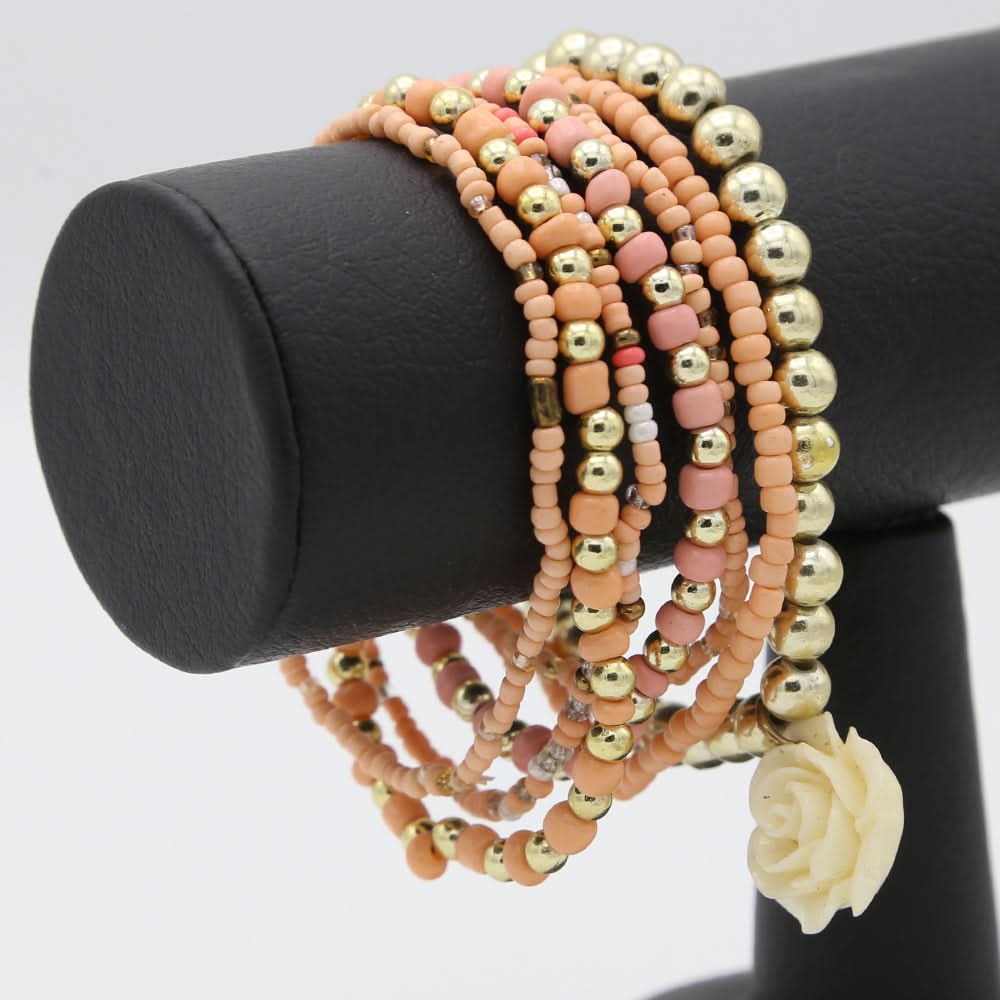 Women's Bracelet - Peach, Women, Bangles & Bracelets, Chase Value, Chase Value