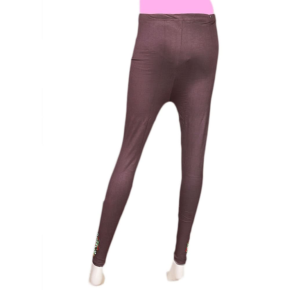Women's Embroidered Tights - Brown, Women, Pants & Tights, Chase Value, Chase Value