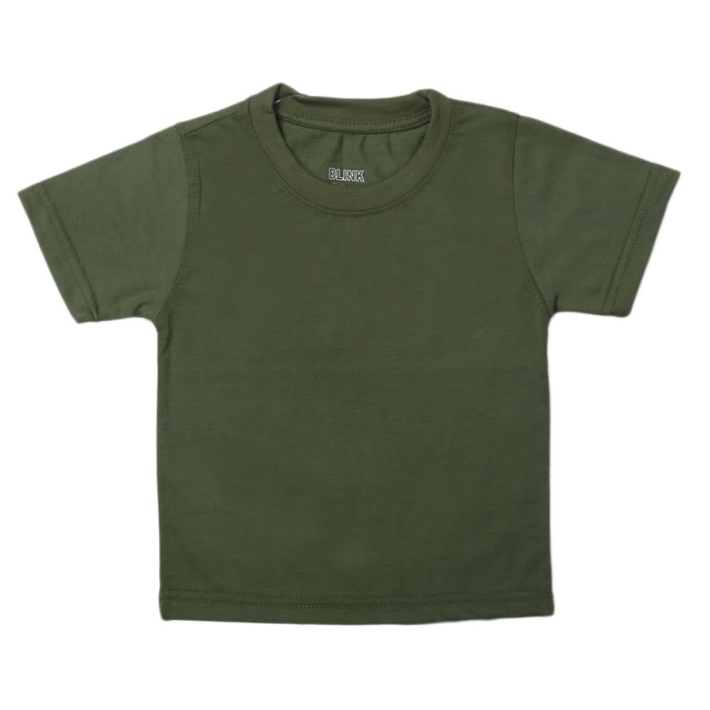 Boys Half Sleeves Logo T-Shirt - Green, Kids, Boys T-Shirts, Chase Value, Chase Value