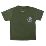 Boys Half Sleeves Logo T-Shirt - Green, Kids, Boys T-Shirts, Chase Value, Chase Value
