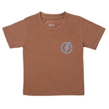 Boys Half Sleeves Logo T-Shirt - Brown, Kids, Boys T-Shirts, Chase Value, Chase Value