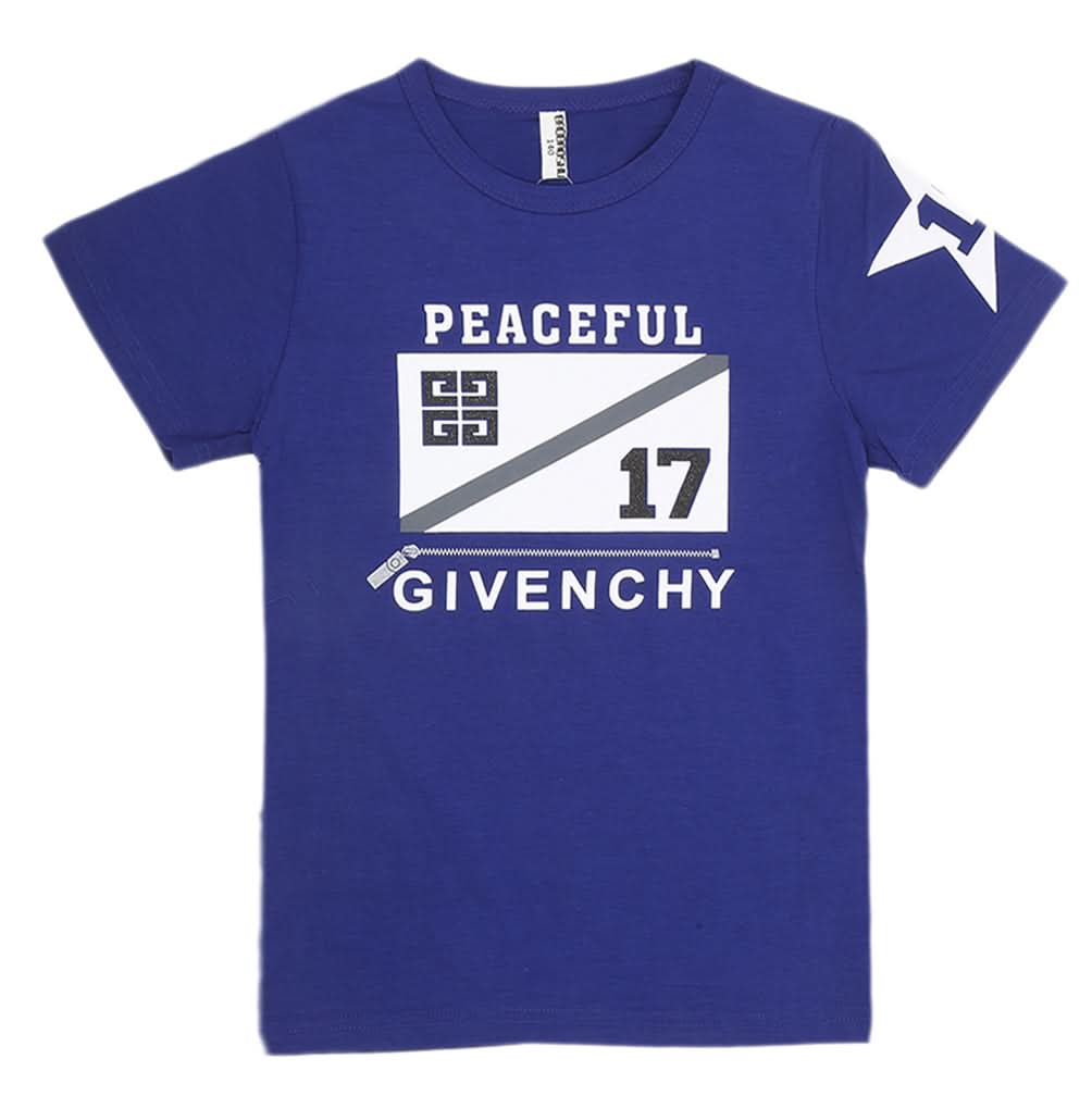 Boys Round Neck T-Shirt - Royal Blue, Kids, Boys T-Shirts, Chase Value, Chase Value