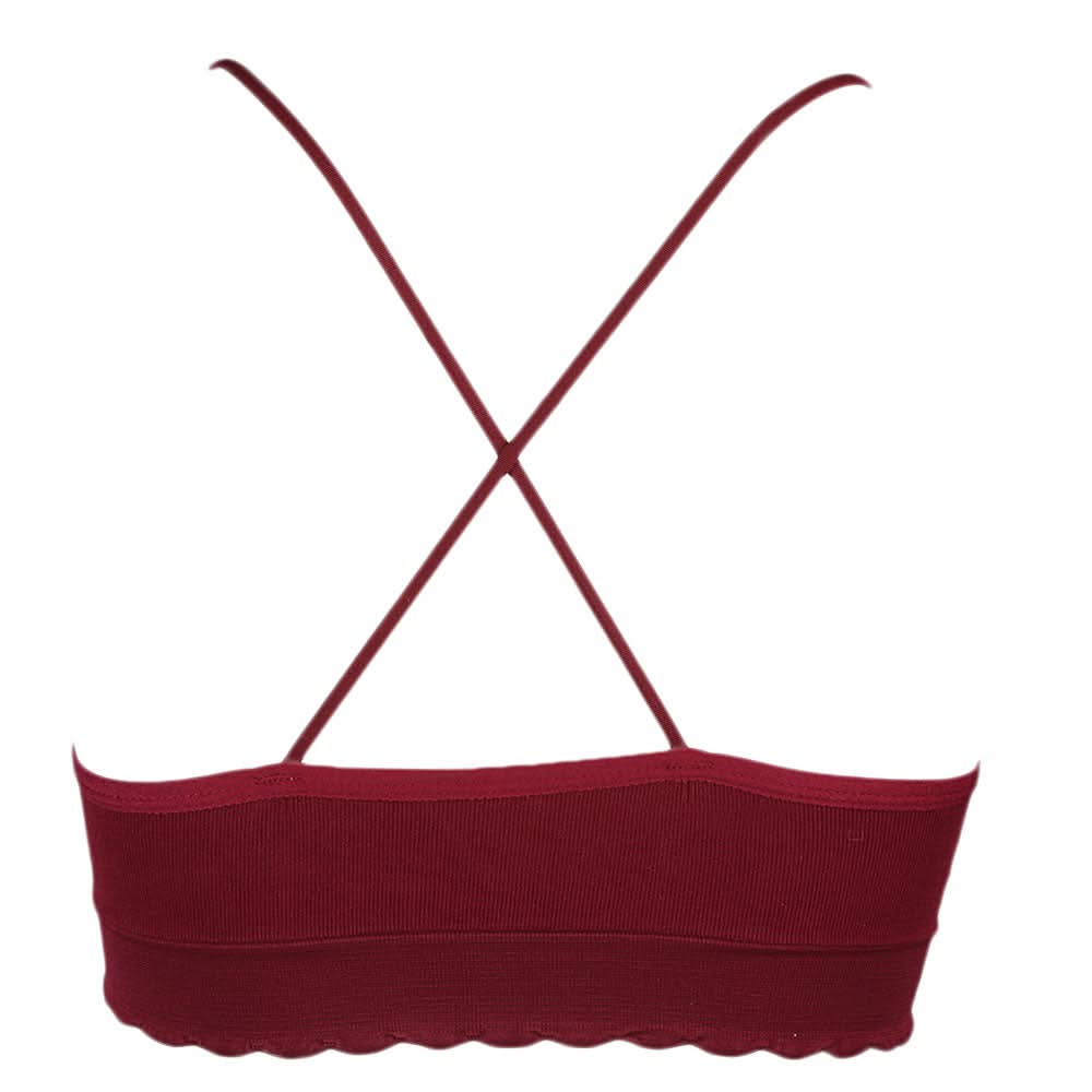 Women's Foam Bra - Maroon, Women, Bras, Chase Value, Chase Value