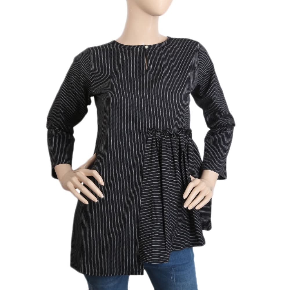 Women's Stripe Western Top - Black, Women's, T-Shirts And Tops, Chase Value, Chase Value