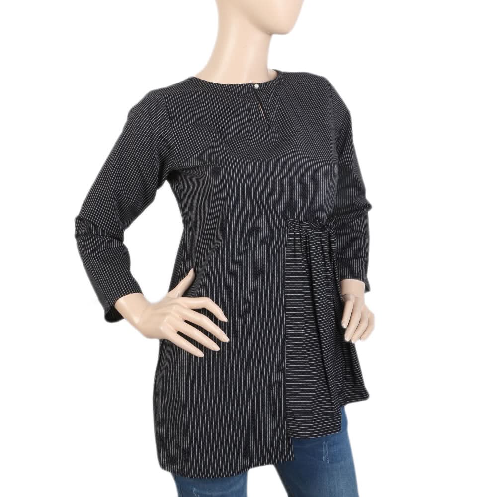 Women's Stripe Western Top - Black, Women's, T-Shirts And Tops, Chase Value, Chase Value