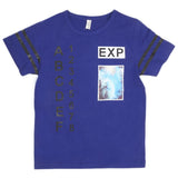 Boys Round Neck T-Shirt - Navy Blue, Kids, Boys T-Shirts, Chase Value, Chase Value