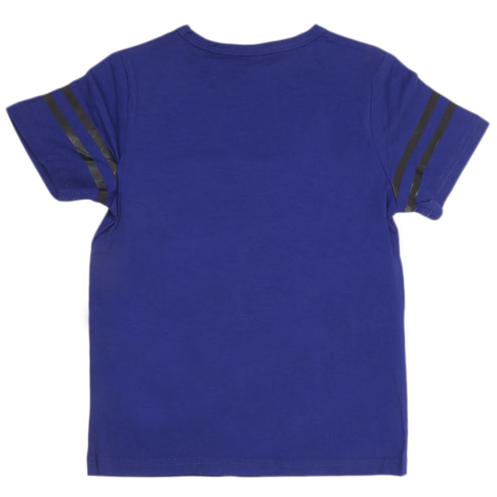 Boys Round Neck T-Shirt - Navy Blue, Kids, Boys T-Shirts, Chase Value, Chase Value