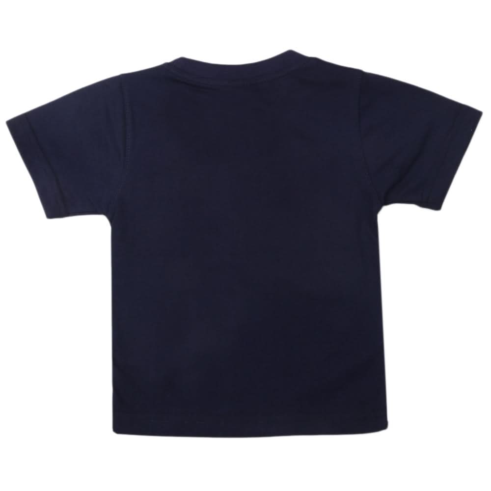 Boys Half Sleeves Logo T-Shirt - Navy Blue, Kids, Boys T-Shirts, Chase Value, Chase Value