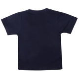 Boys Half Sleeves Logo T-Shirt - Navy Blue, Kids, Boys T-Shirts, Chase Value, Chase Value