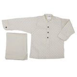 Newborn Printed Kurta Shalwar L.C 8099-A,B - Fawn, Kids, NB Boys Shalwar Suits, Chase Value, Chase Value