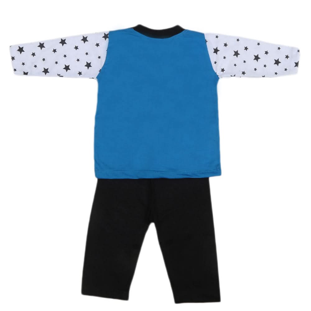 Boys Full Sleeves 2 Pcs Suit - Blue, Kids, Boys Sets And Suits, Chase Value, Chase Value