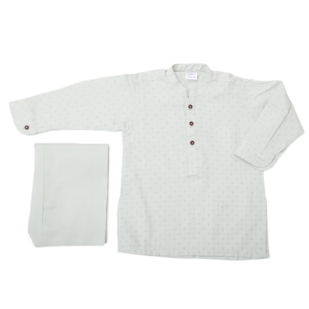 Newborn Printed Kurta Shalwar L.C 8099-A,B - Light Green, Kids, NB Boys Shalwar Suits, Chase Value, Chase Value