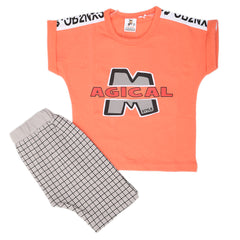 Newborn Boys Suit - Peach, Kids, NB Boys Sets And Suits, Chase Value, Chase Value