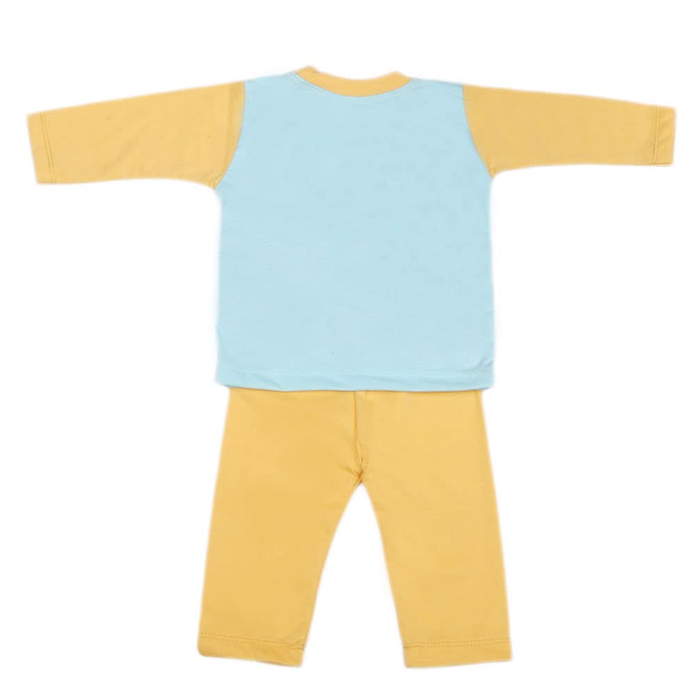 Boys Full Sleeves 2 Pcs Suit - Yellow, Kids, Boys Sets And Suits, Chase Value, Chase Value