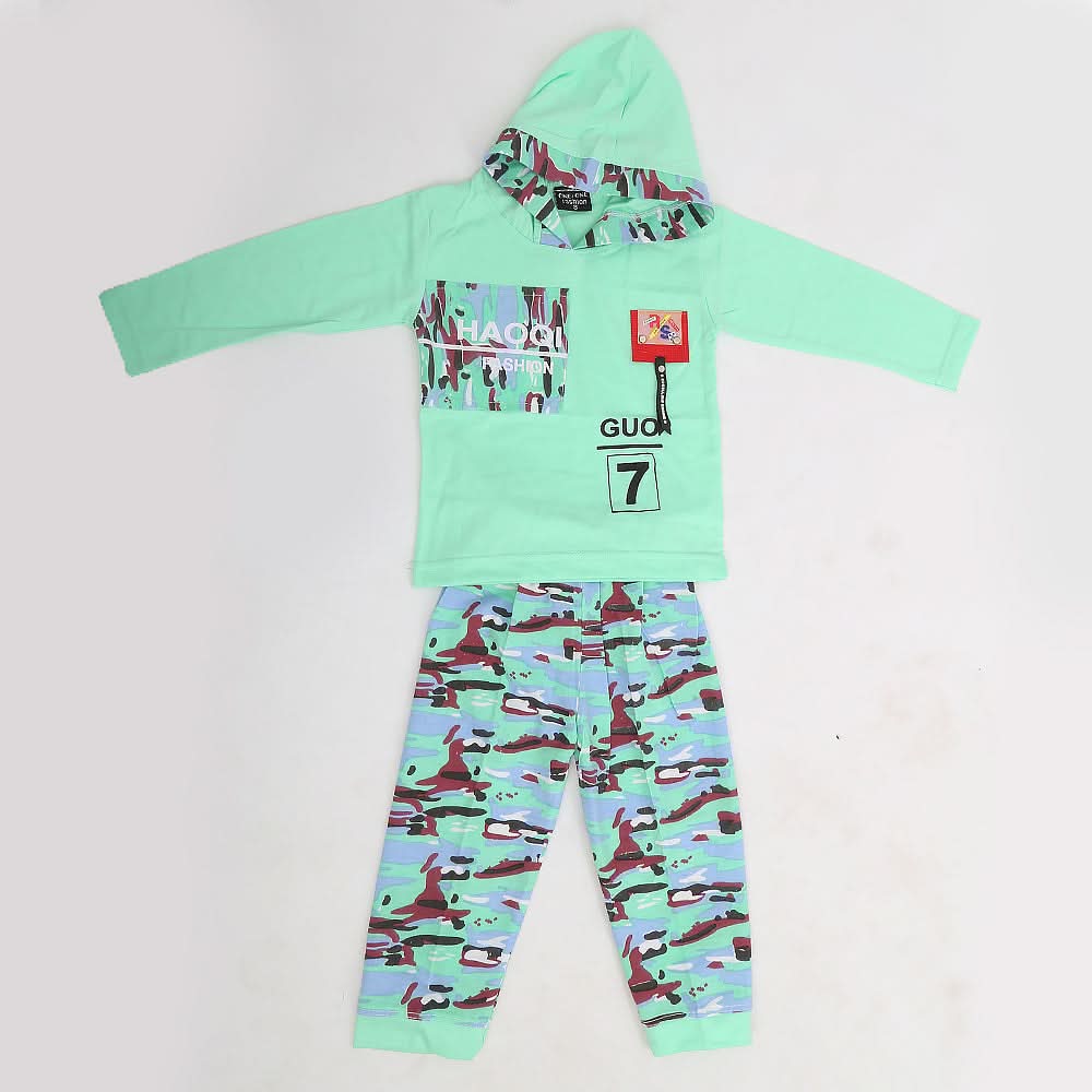 Boys Full Sleeves Suit - Green, Kids, Boys Sets And Suits, Chase Value, Chase Value