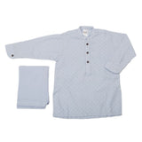 Newborn Printed Kurta Shalwar L.C 8099-A,B - Blue, Kids, NB Boys Shalwar Suits, Chase Value, Chase Value