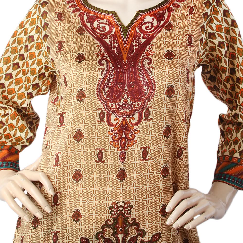 Karizma Chahat Printed Lawn 3 Pcs Unstitched Suit - D, Women, 3Pcs Shalwar Suit, United Textiles, Chase Value