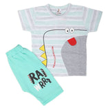 Newborn Boys Half Sleeves Suit - Cyan, Kids, NB Boys Sets And Suits, Chase Value, Chase Value