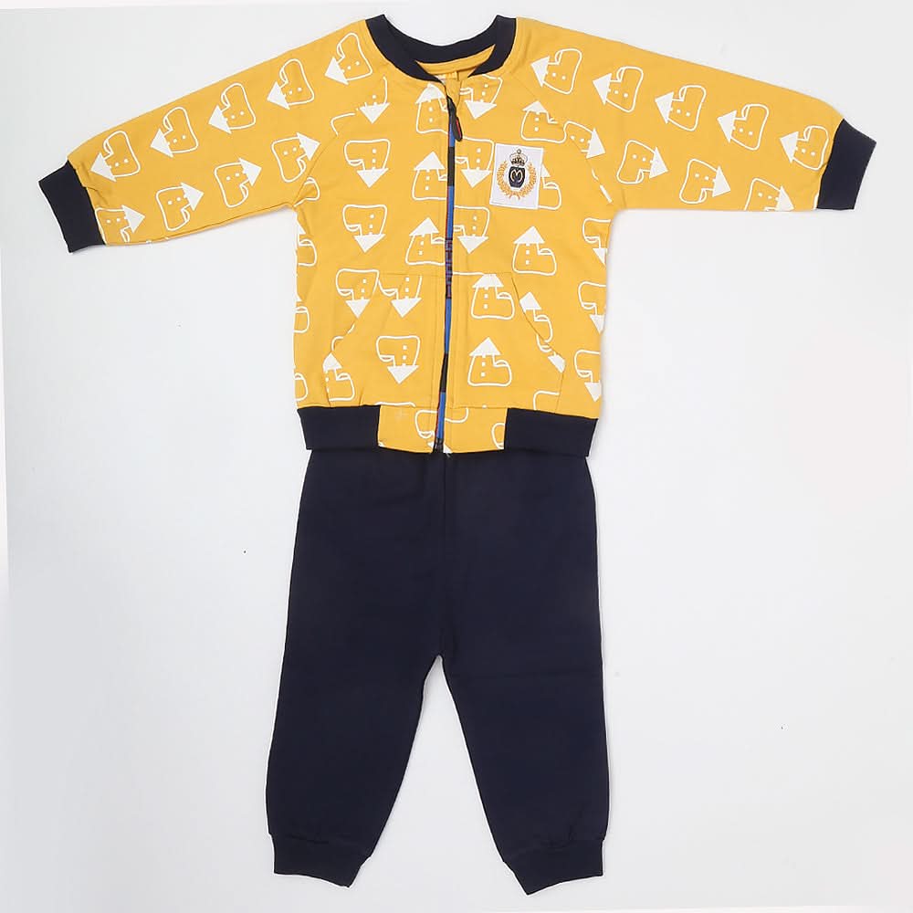 Boys Full Sleeves Suit - Yellow, Kids, Boys Sets And Suits, Chase Value, Chase Value