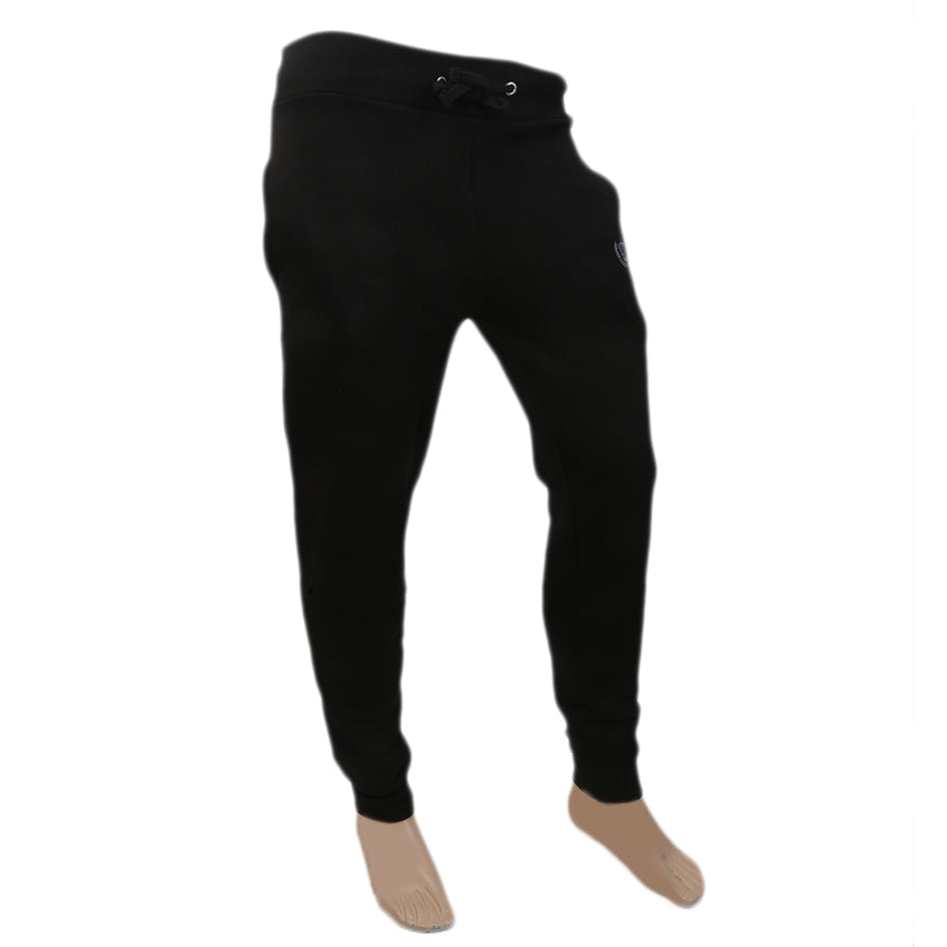 Men's Fancy Fleece Trouser - Black, Men, Lowers And Sweatpants, Chase Value, Chase Value