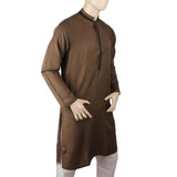 Men's Slim Fit Kurta - Dark Brown, Men, Kurtas, Chase Value, Chase Value