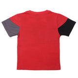 Boys Half Sleeves Logo T-Shirt - Red, Kids, Boys T-Shirts, Chase Value, Chase Value