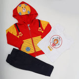 Boys Full Sleeves Suit - Red, Kids, Boys Sets And Suits, Chase Value, Chase Value