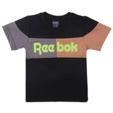Boys Half Sleeves Logo T-Shirt - Black, Kids, Boys T-Shirts, Chase Value, Chase Value