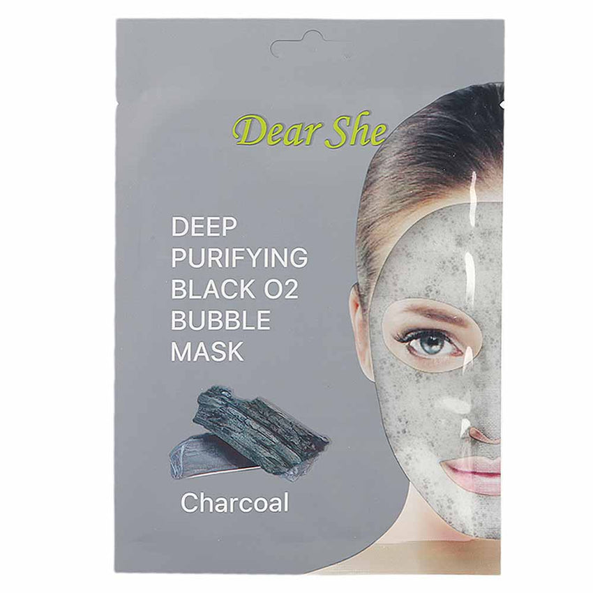 Dear She Deep Purifying Black Bubble Mask - 25g, Beauty & Personal Care, Masks, Chase Value, Chase Value