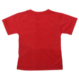Boys Half Sleeves Logo T-Shirt - Red, Kids, Boys T-Shirts, Chase Value, Chase Value