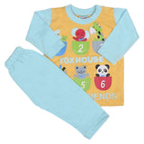 Boys Full Sleeves 2 Pcs Suit - Light Blue, Kids, Boys Sets And Suits, Chase Value, Chase Value
