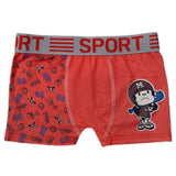 Boys Boxer Mix Print - Red, Kids, Boys Underwear, Chase Value, Chase Value