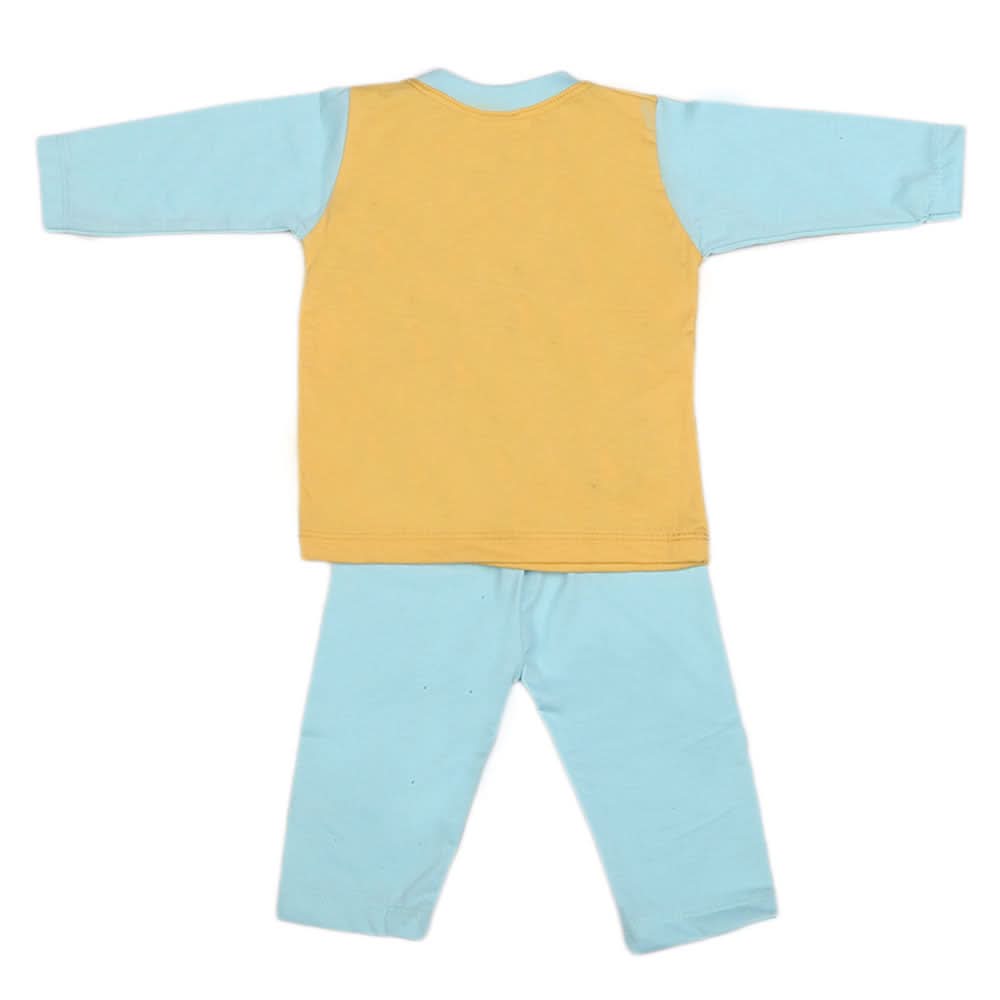 Boys Full Sleeves 2 Pcs Suit - Light Blue, Kids, Boys Sets And Suits, Chase Value, Chase Value