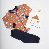 Boys Full Sleeves Suit - Brown, Kids, Boys Sets And Suits, Chase Value, Chase Value