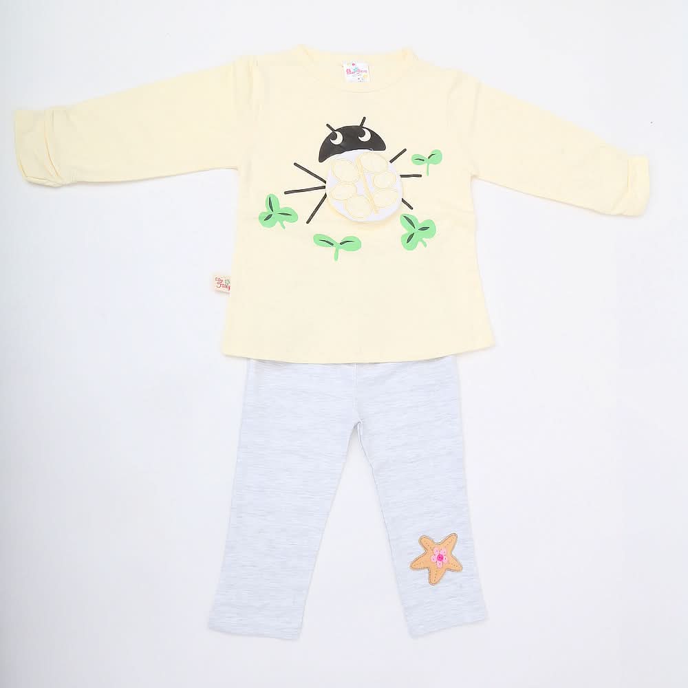 Girls Full Sleeves Suit - Fawn, Kids, Girls Sets And Suits, Chase Value, Chase Value