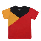 Boys Half Sleeves Logo T-Shirt - Black, Kids, Boys T-Shirts, Chase Value, Chase Value