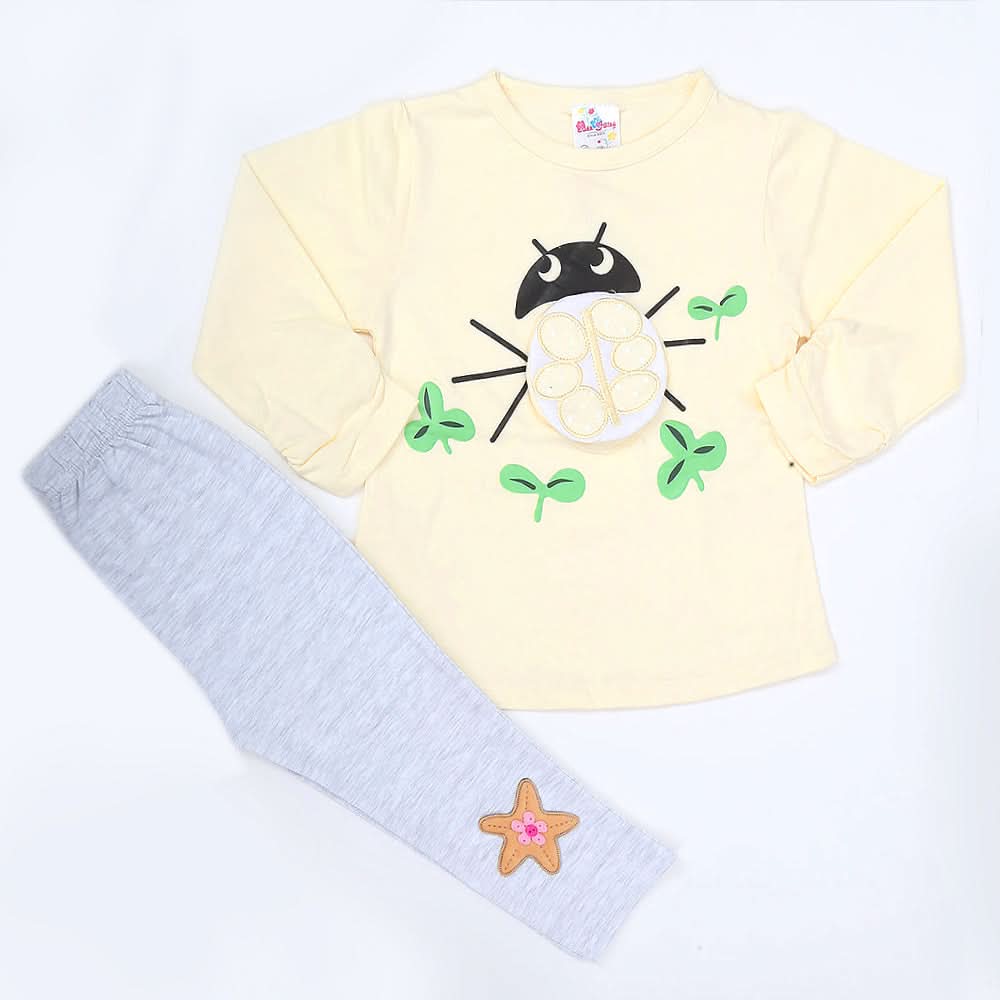 Girls Full Sleeves Suit - Fawn, Kids, Girls Sets And Suits, Chase Value, Chase Value