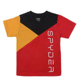 Boys Half Sleeves Logo T-Shirt - Black, Kids, Boys T-Shirts, Chase Value, Chase Value