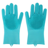 Silicone Dish Washing Gloves - Blue, Crockery & Kitchenware, Chase Value, Chase Value